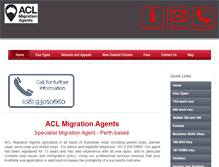 Tablet Screenshot of migrationagentperth.com.au